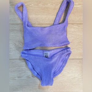 Hunza G Xandra Bikini Set in Lilac
